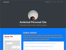 Tablet Screenshot of ambrizal.net